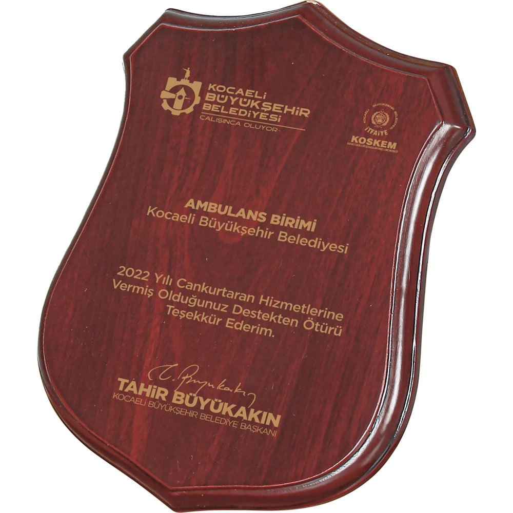 Ahşap Plaket 1001BK-75