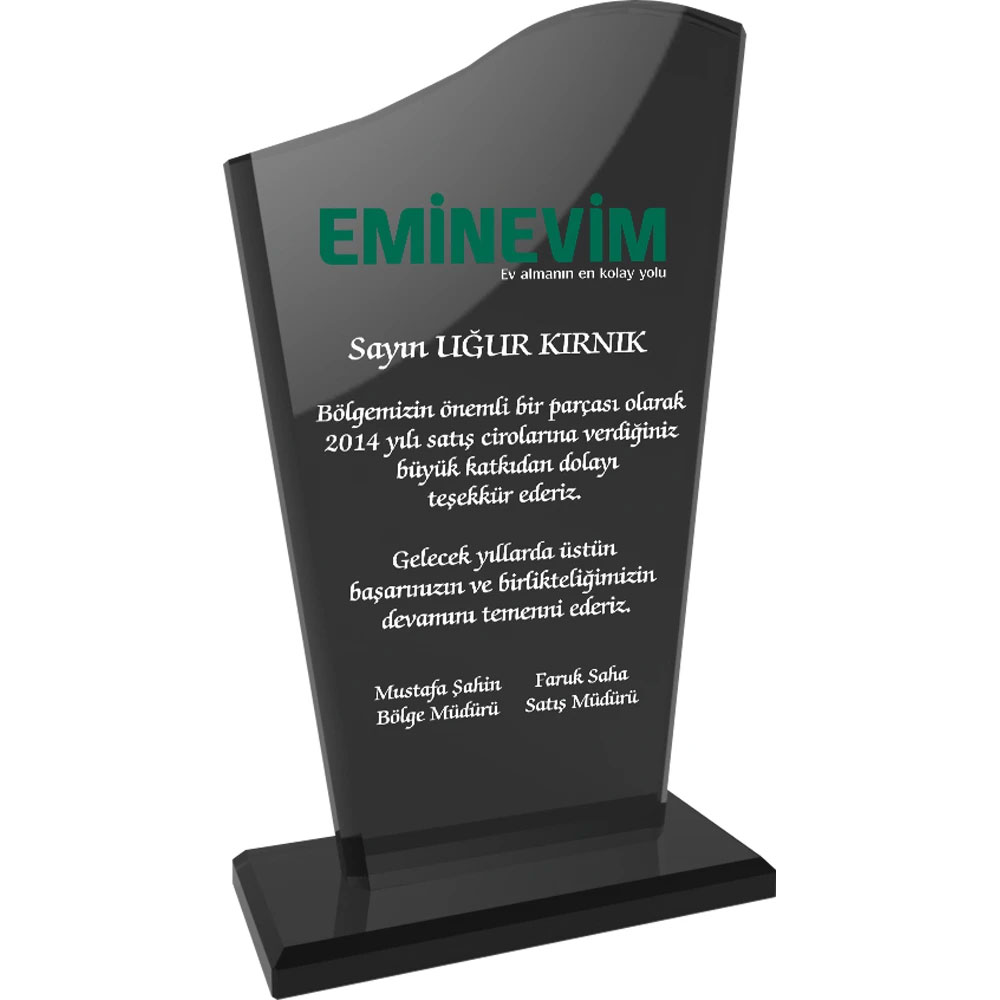 Kristal Plaket 1001EKT-108-FM