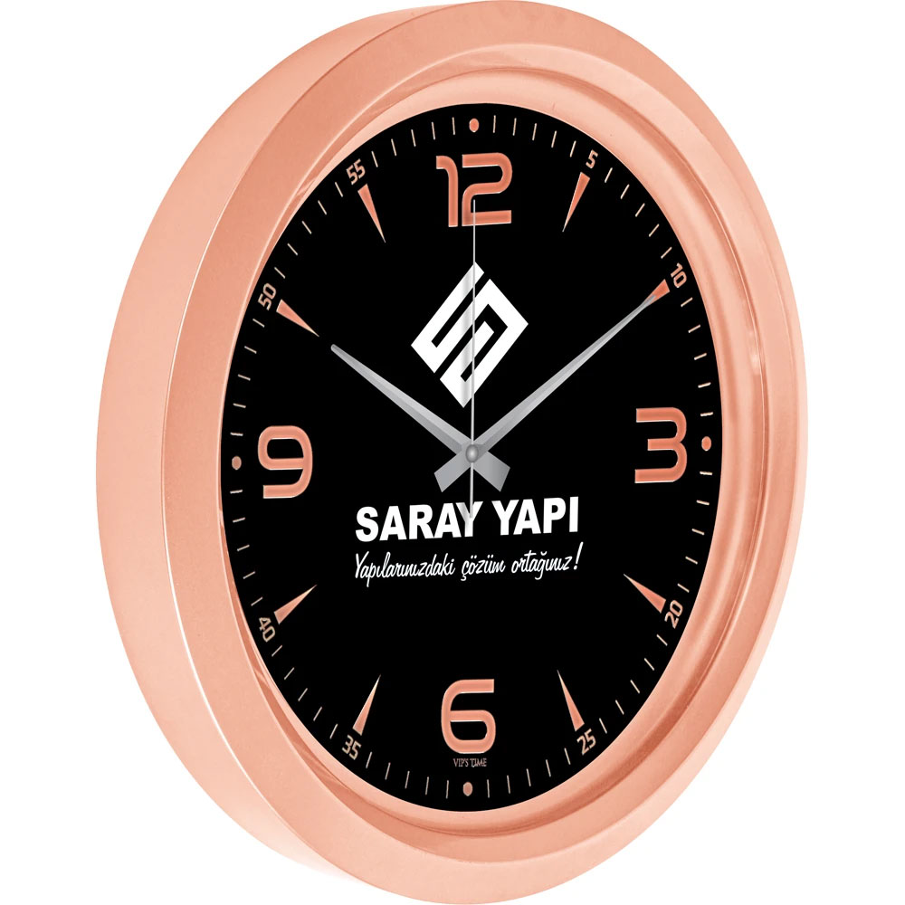 Metalize Duvar Saati 1001V30-743-B