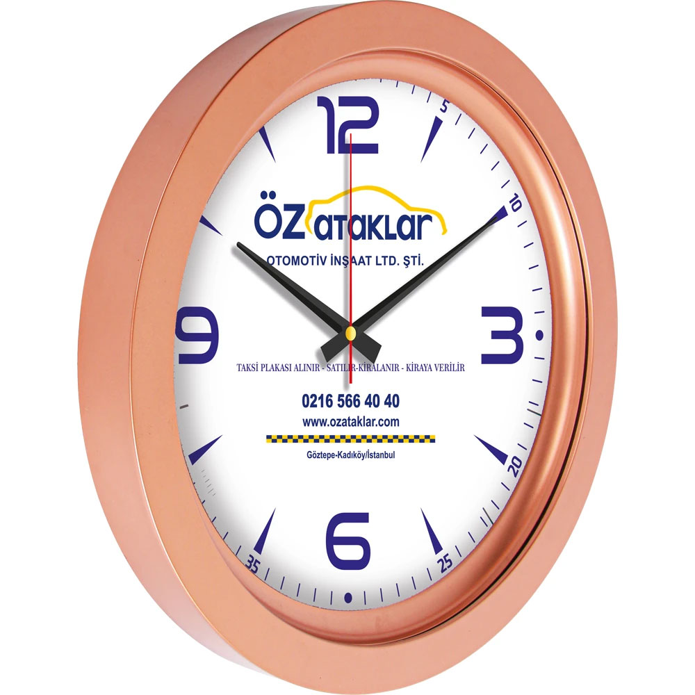 Metalize Duvar Saati 1001V30-741-B