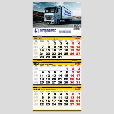 Büyük Boy Gemici Takvim 1001GMC-08