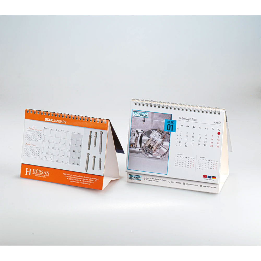 Karton Taşıyıcılı Masa Takvimi 1001AMT-06