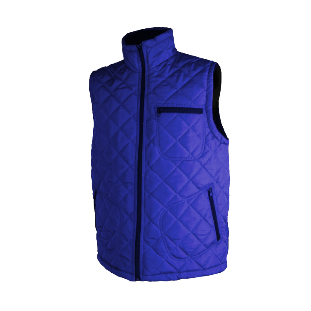 BAKLAVA DİLİM SAKS MAVİ YELEK 1001NMYLK3-M