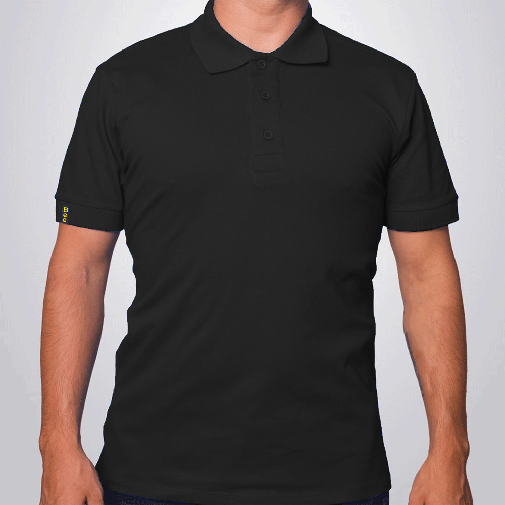 BEE PREMİUM POLO YAKA TİŞÖRT SİYAH 1001NMPYT4-S