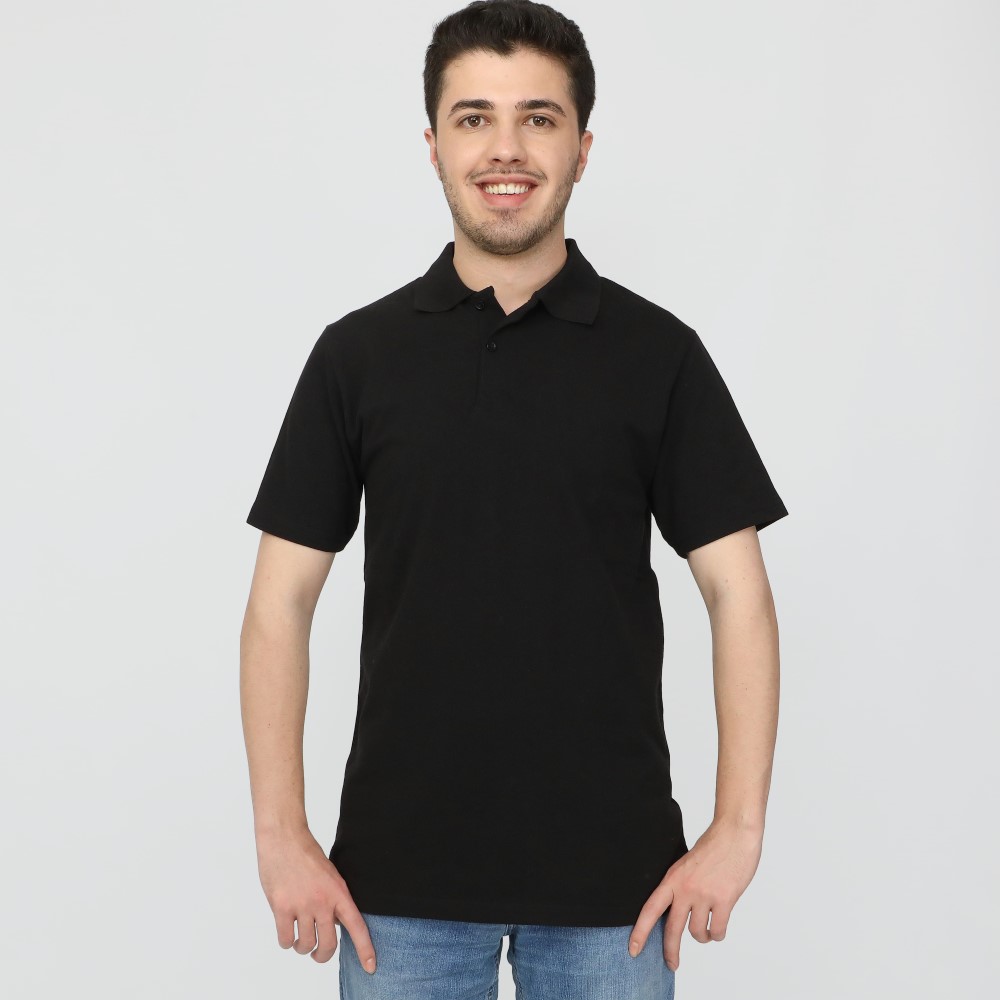 POLO YAKA SİYAH TİŞÖRT 1001NMPYT1-S