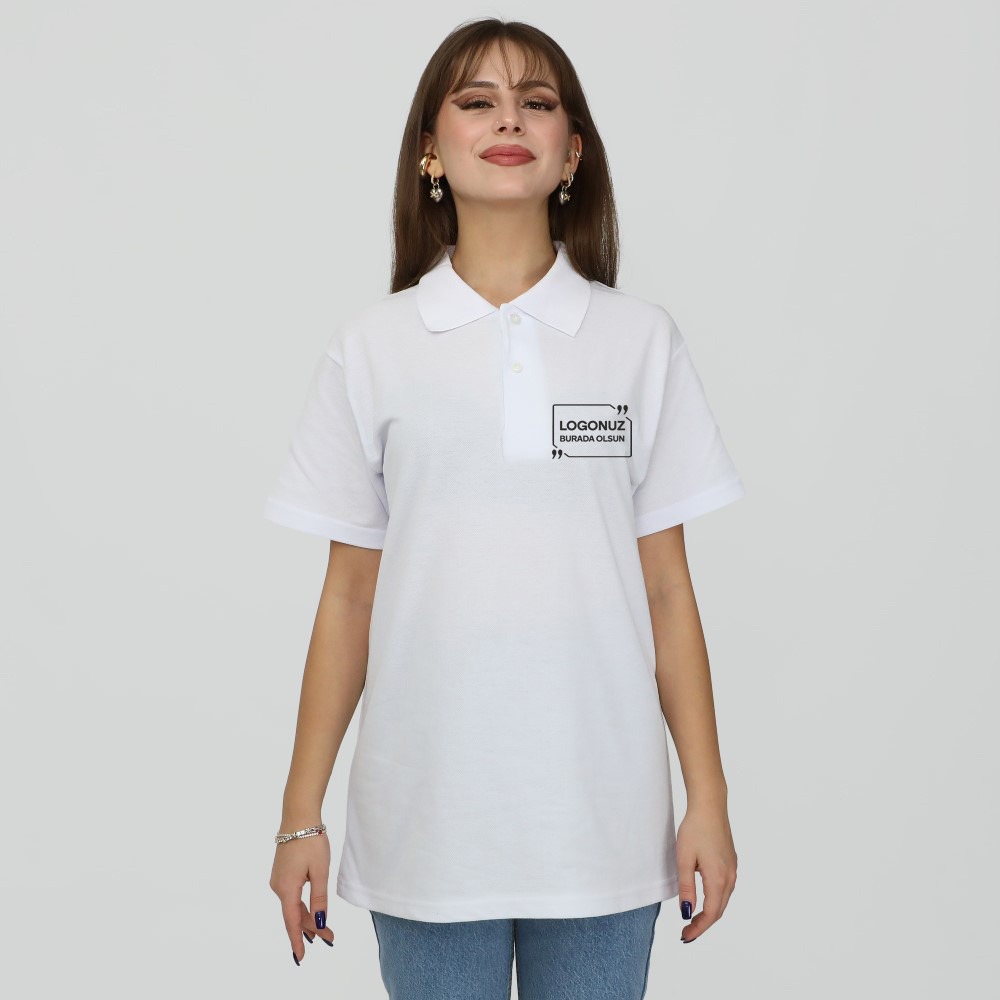 POLO YAKA BEYAZ TİŞÖRT 1001NMPYT1-B