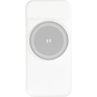 1001PWB-150-B Beyaz MagSafe Powerbank 10.000 mAh, UV baskılı promosyon ürün